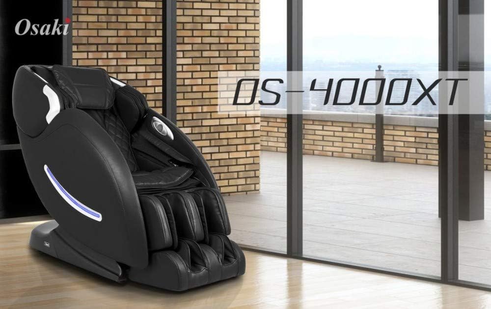 Full Body L-Track Massage Chair with Zero Gravity Brown k7p