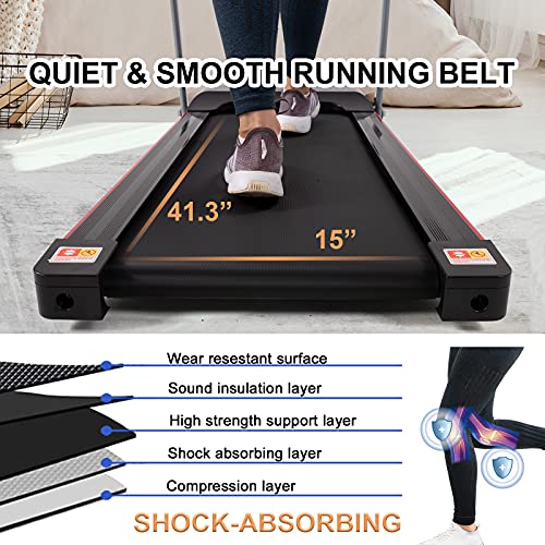 Folding Treadmill for Home 265lbs Electric Running Machine a7