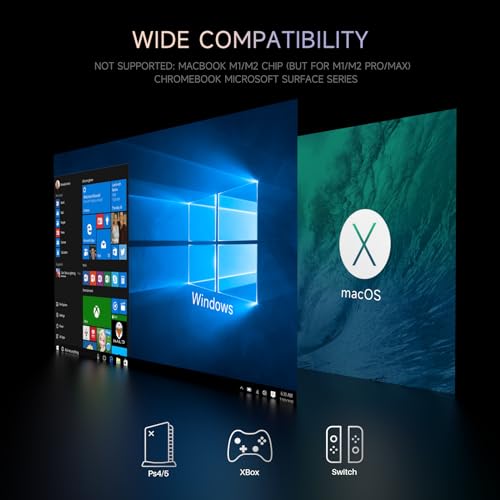 Portable Triple Monitor for Laptop 16in Aluminum HDMI USB-C k7