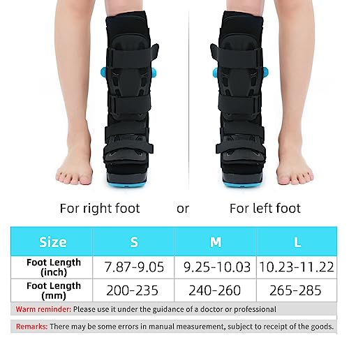 Tall Walker Fracture Boot Inflatable Air Cast for Ankle Pain Recovery q7