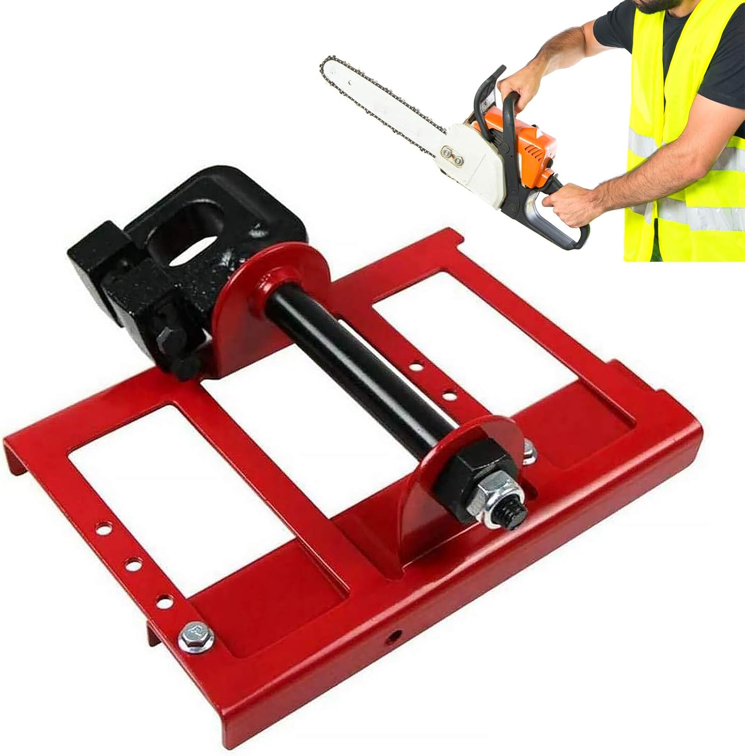 Vertical Chainsaw Mill Lumber Cutting Guide Steel Timber Attachment7k