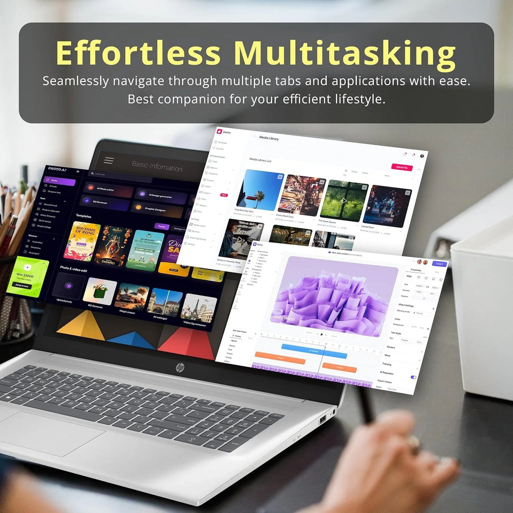 17.3" FHD Business Laptop with Office Lifetime License, 32GB RAM 1TB SSD k7