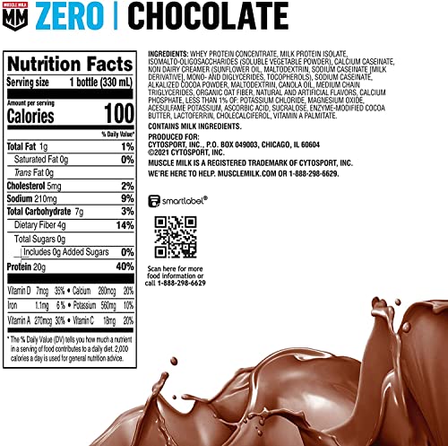 Protein Shake Vanilla Creme 11.16 Fl Oz & Chocolate Protein Shake a7