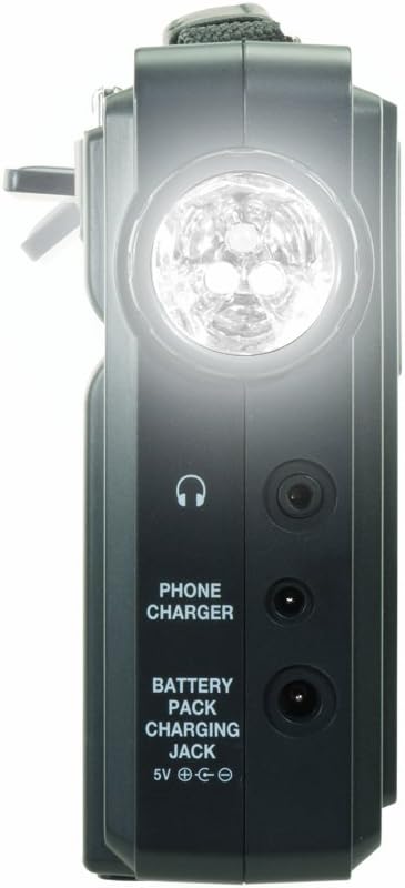 Solar Crank Emergency Radio AM FM NOAA Weather LED Flashlight 2 Pack k7