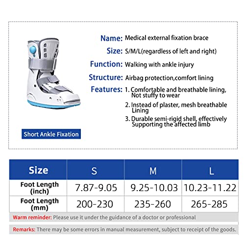 Medical Inflatable Walking Boot for Sprained Ankle k7