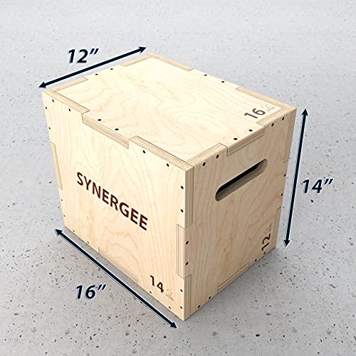Wood Plyometric Box for Jump Training 3-in-1 k7