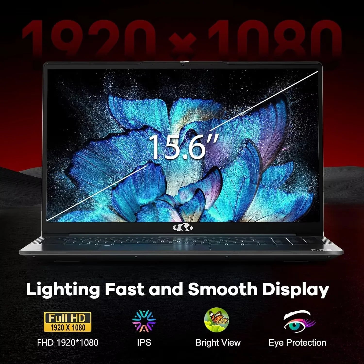 15.6" FHD 6-Core Gaming Laptop 32GB DDR5 2TB SSD Gray k7