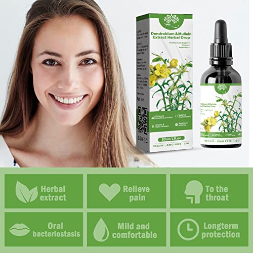 Dendrobium & Mullein Extract Herbal Drops for Lung Care a7