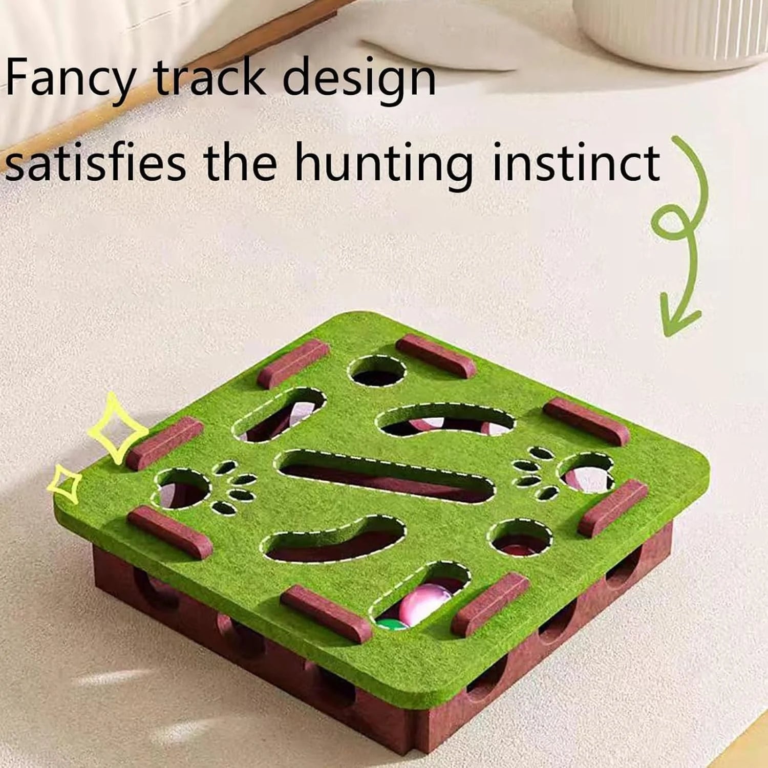 Cat Nail File Scratcher Box Toy for Indoor Cats a7