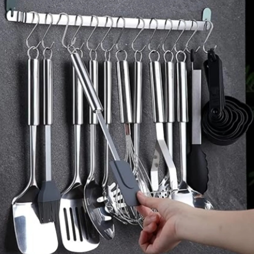 Stainless Steel Kitchen Utensils Set 38 Piece q7K