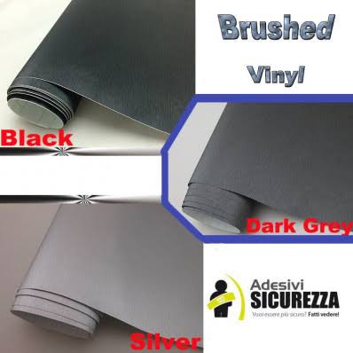 Brushed Aluminium Car Vinyl Wrap Film 152cm x 100cm a7