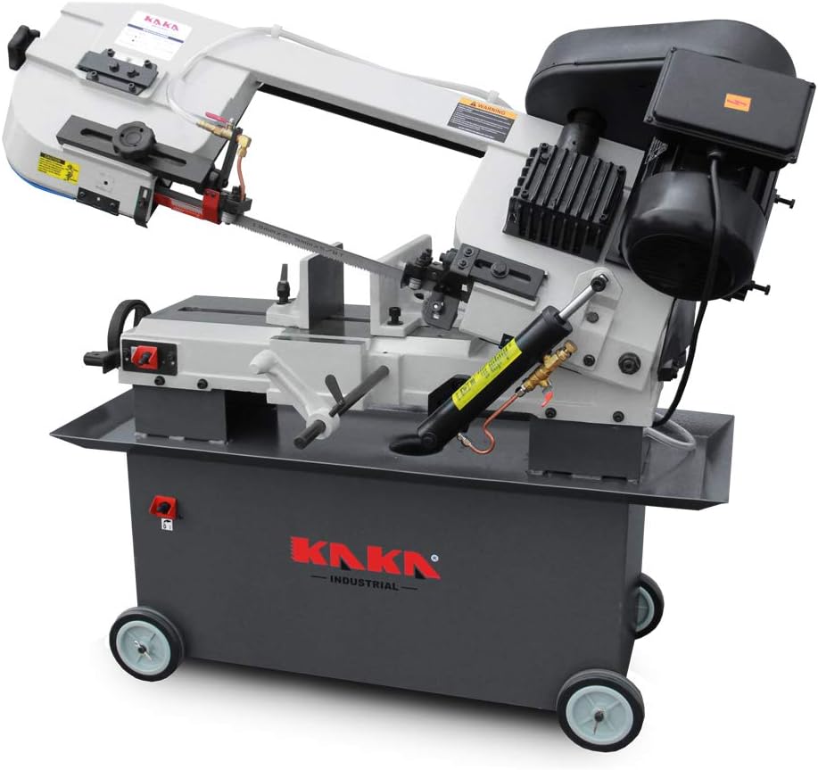 KAKA Industrial Metal Cutting Horizontal Band Saw 7"x12" Capacity BS-712N with 1.5HP motor