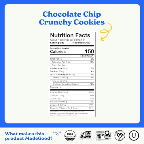 Chocolate Chip Crunchy Cookies 7oz 6 Pack a3