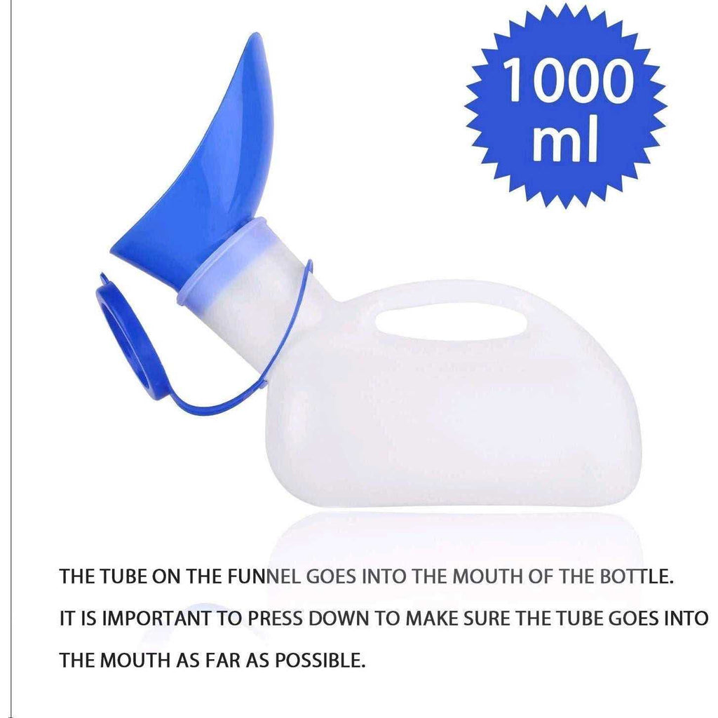 Portable Urinal with Sealed Lid and Funnel for Camping k7m