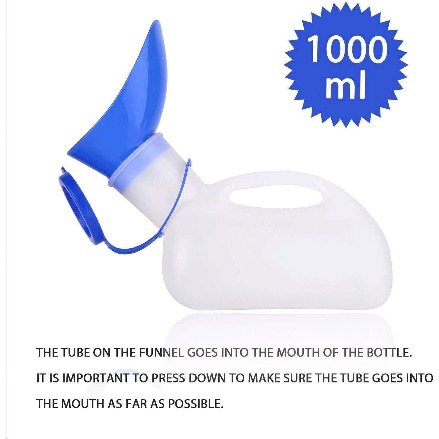 Portable Urinal with Sealed Lid and Funnel for Camping k7m