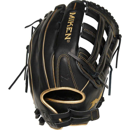 Miken Gold Pro Series 13.5 inch PRO135-BG Slowpitch Softball Glove - Sports Supplies Online Store