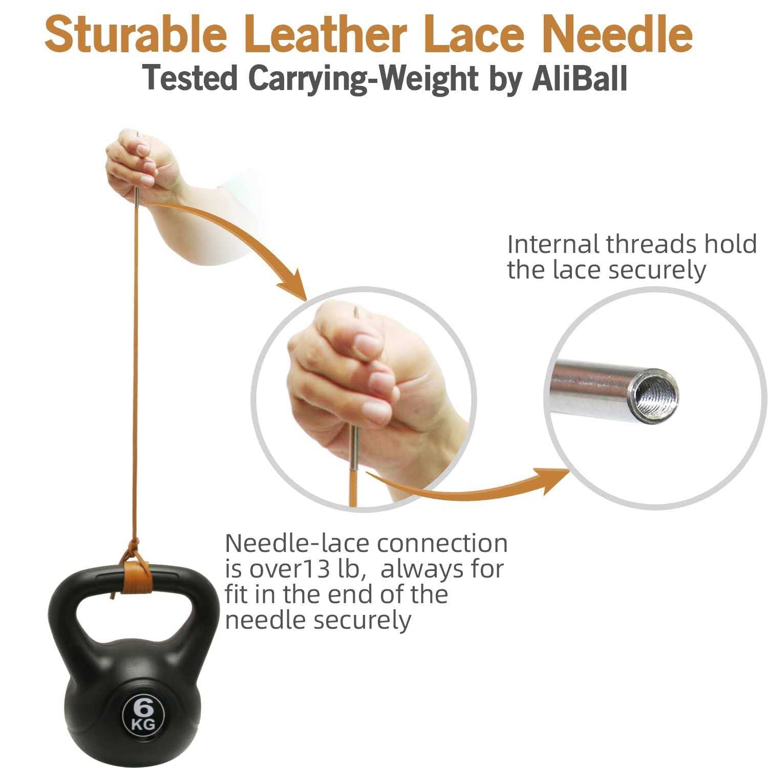 Baseball Glove Lacing Needle with Glove Locks a7k