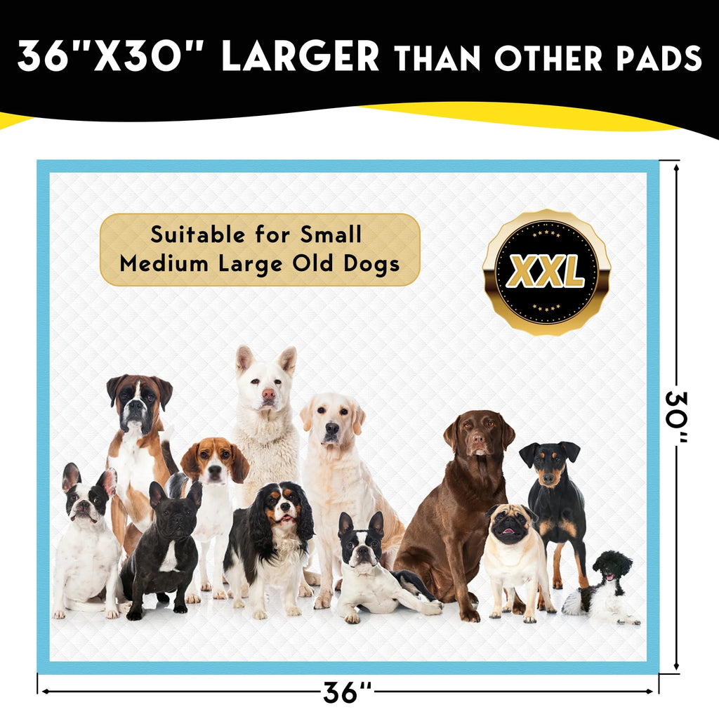 Dog Training Pads XXL 30x36 inch 100 Count a7