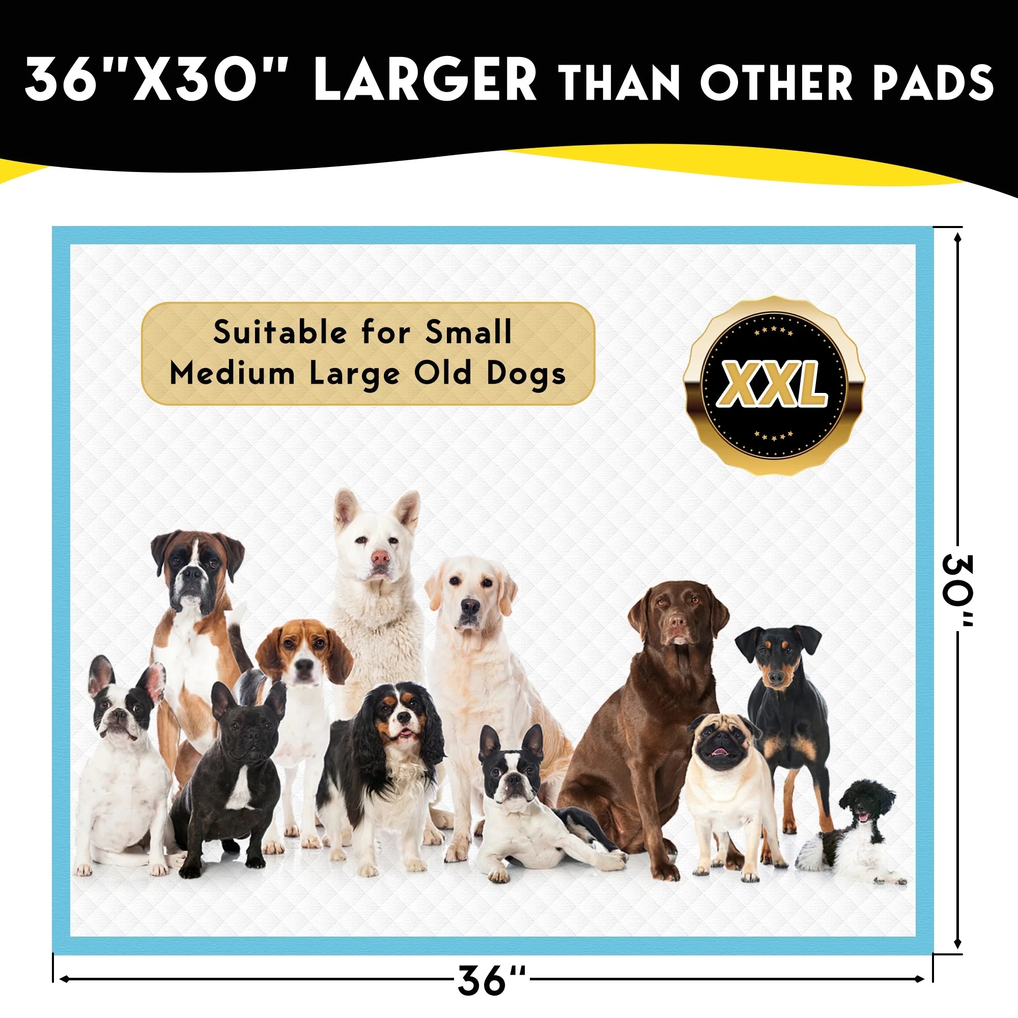 Dog Training Pads XXL 30x36 inch 100 Count a7