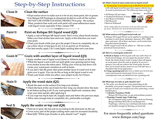 Gel Stain Liquid Wood Kit Real Paintable Wood a7