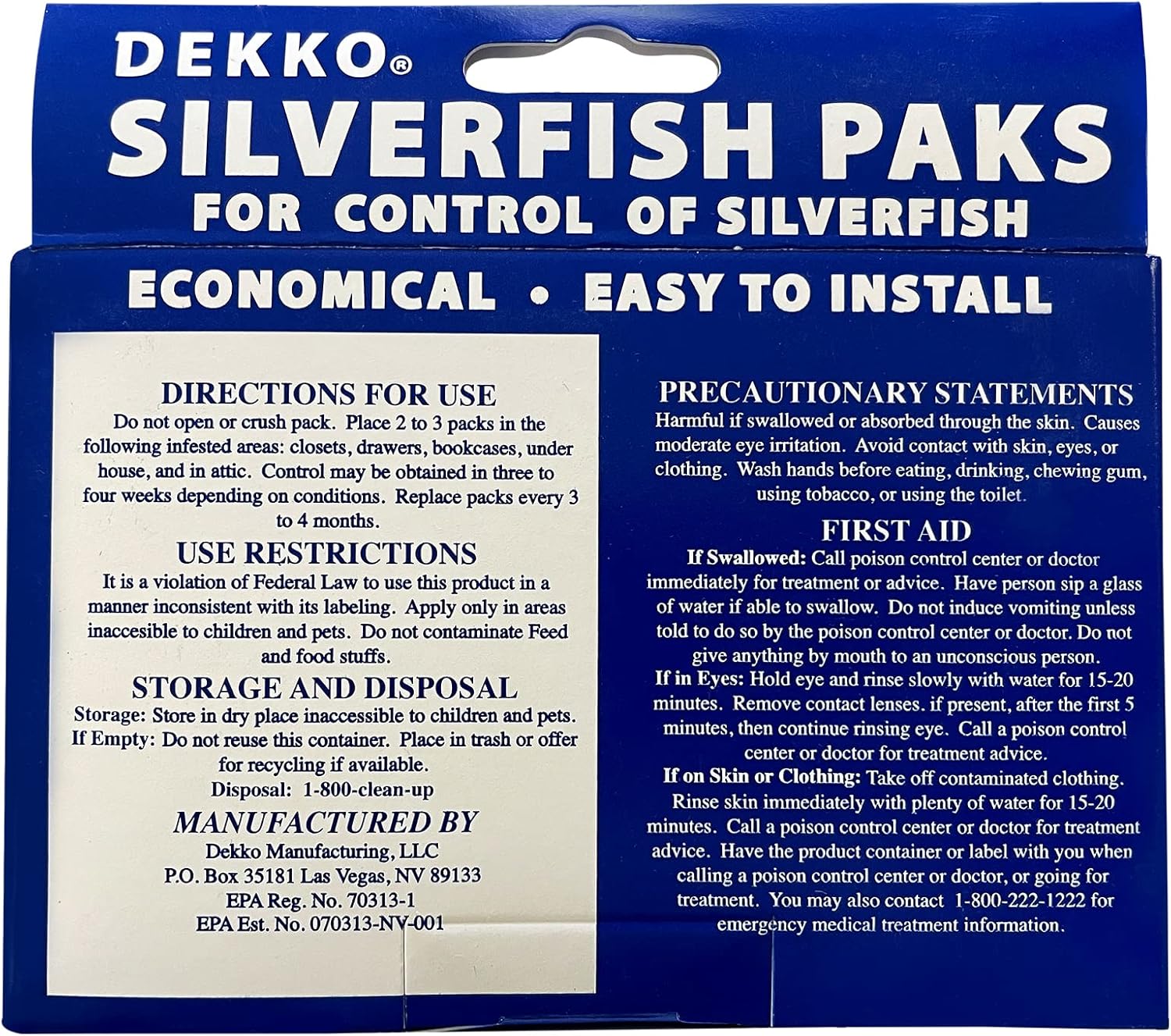 Silverfish Traps Indoor Outdoor Eco Friendly Pack of 2 a7