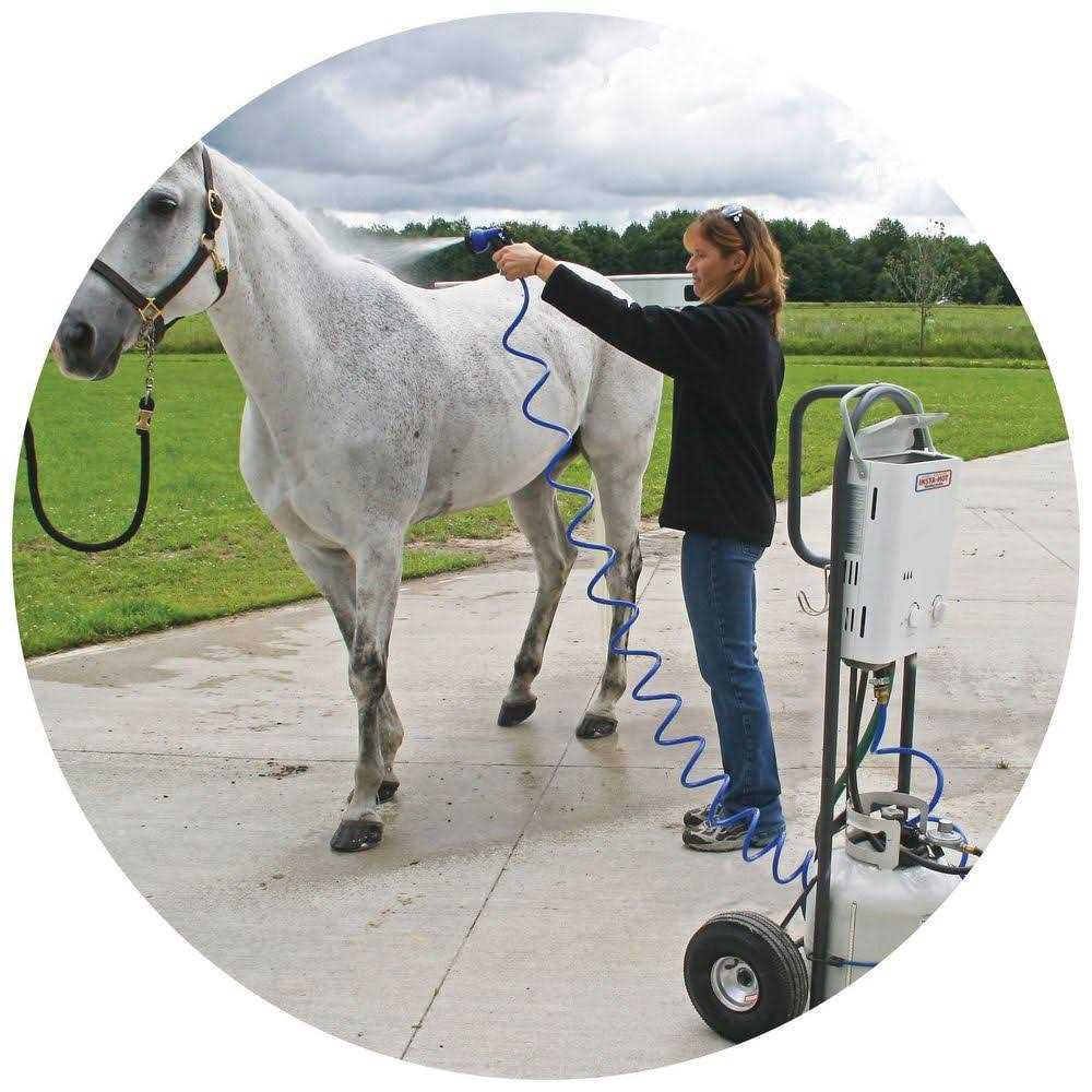 Portable Equine Washing System with Cart k7m