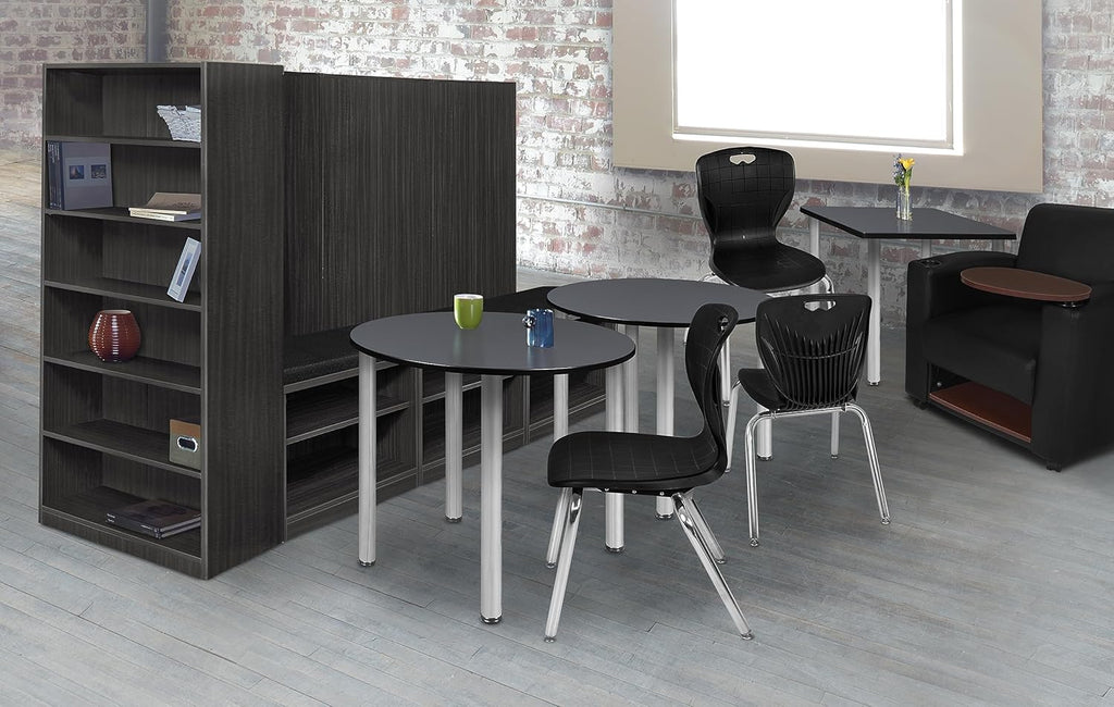 Bookcase 71 Inch Ash Grey k7
