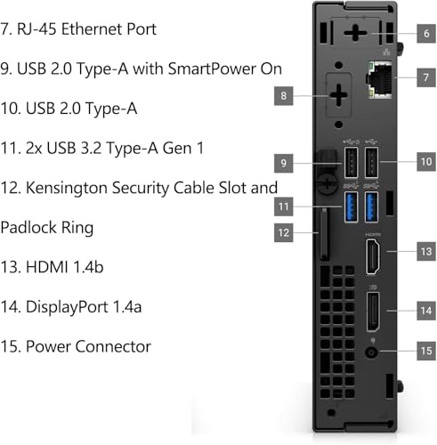 OptiPlex 7020 Micro Desktop, 14th Gen i5, 32GB RAM, 1TB SSD k7m