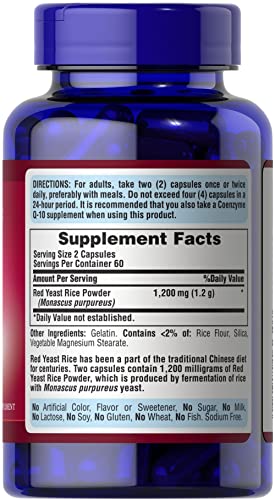 Red Yeast Rice 600mg Supplement a7