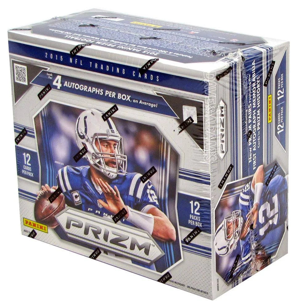 2015 Panini Prizm Football 12 Pack Jumbo Hobby Box Sealed k7