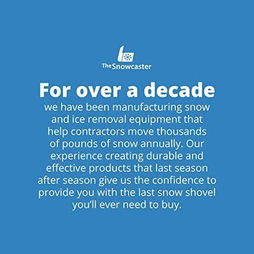 Snow Pusher 36-Inch Heavy Duty Bi-Directional Wheeled a7