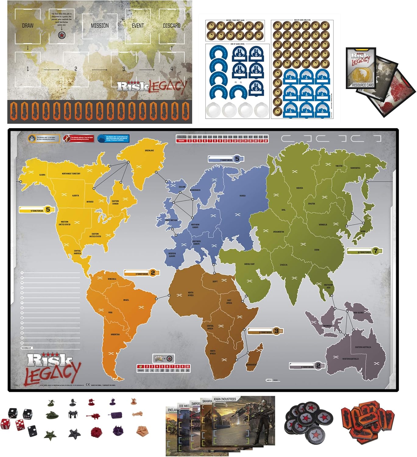 Strategy Tabletop Game for 3-5 Players k7m