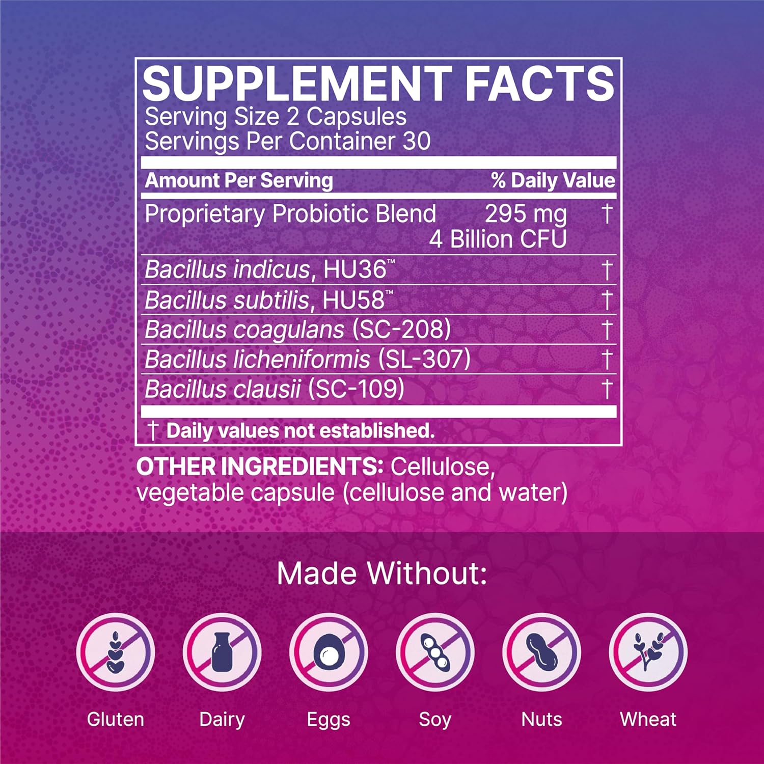 Probiotic Gut Support Bundle 60 Capsules 5.5oz Powder a7