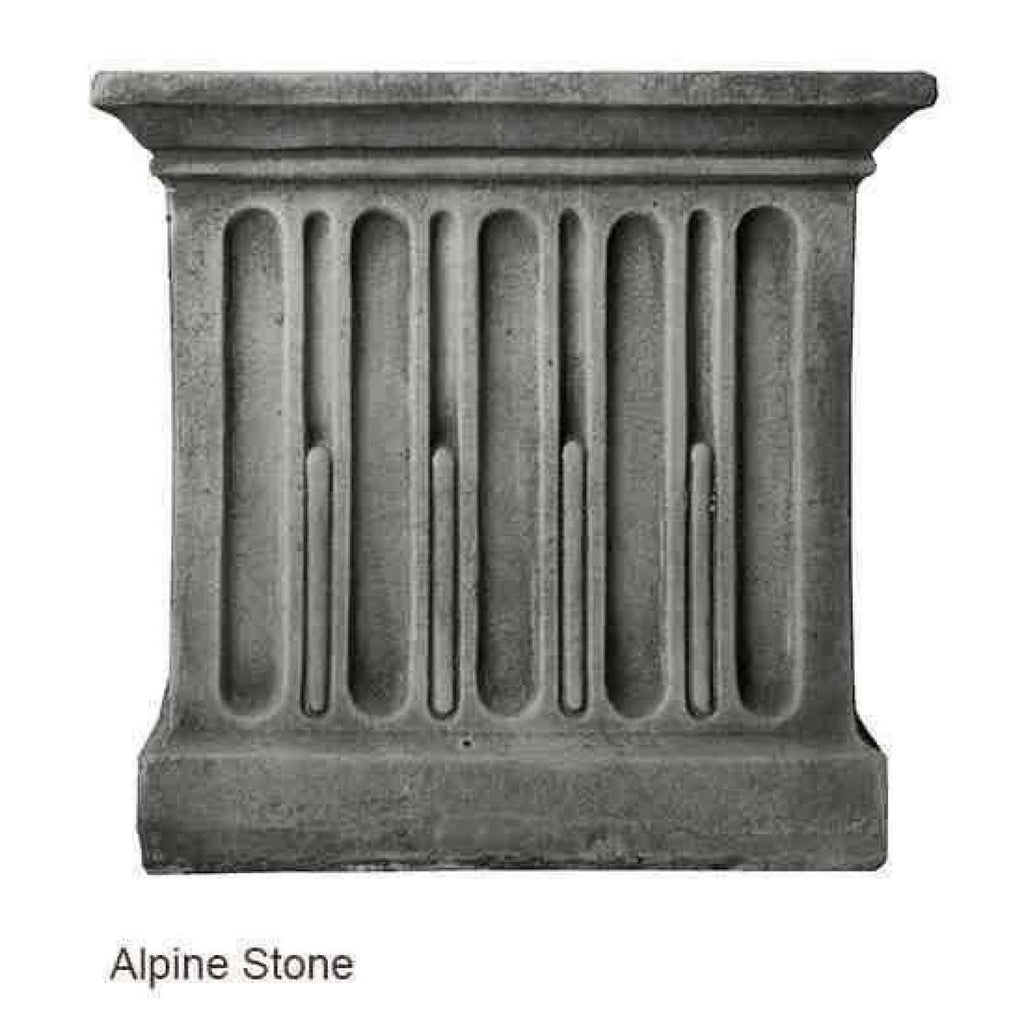 Yin Yang Stone Pedestal Birdbath k7m