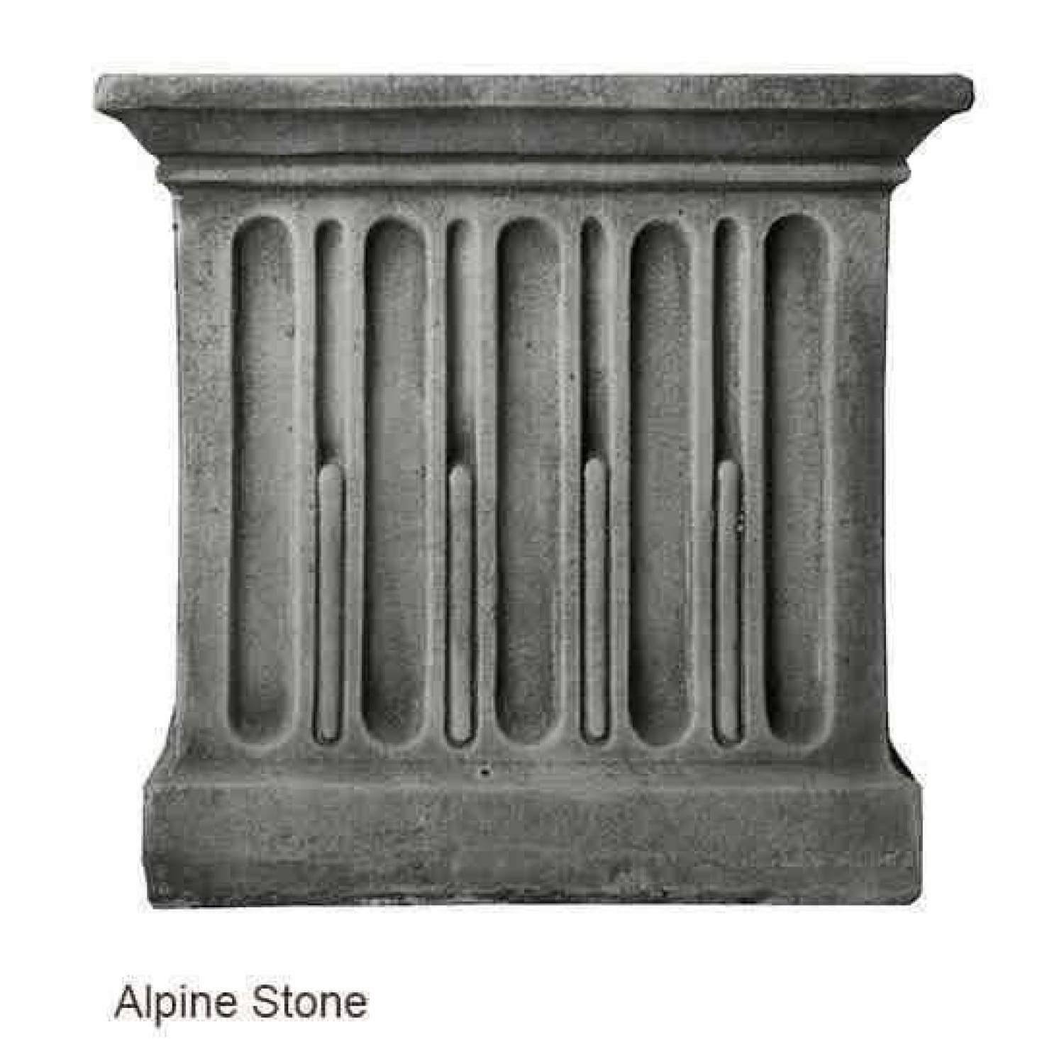 Yin Yang Stone Pedestal Birdbath k7m