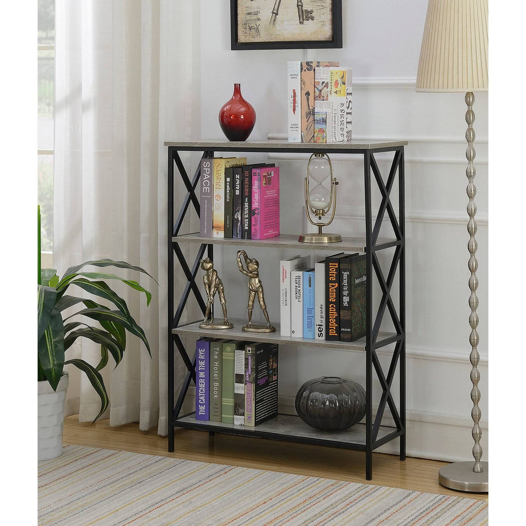 Bookcase 4 Tier Faux Birch a7