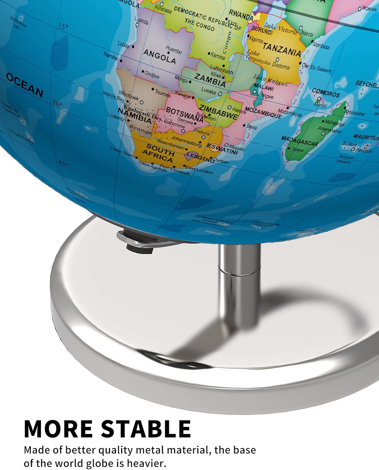 Illuminated Globe with Stand for Kids Learning 9in k7