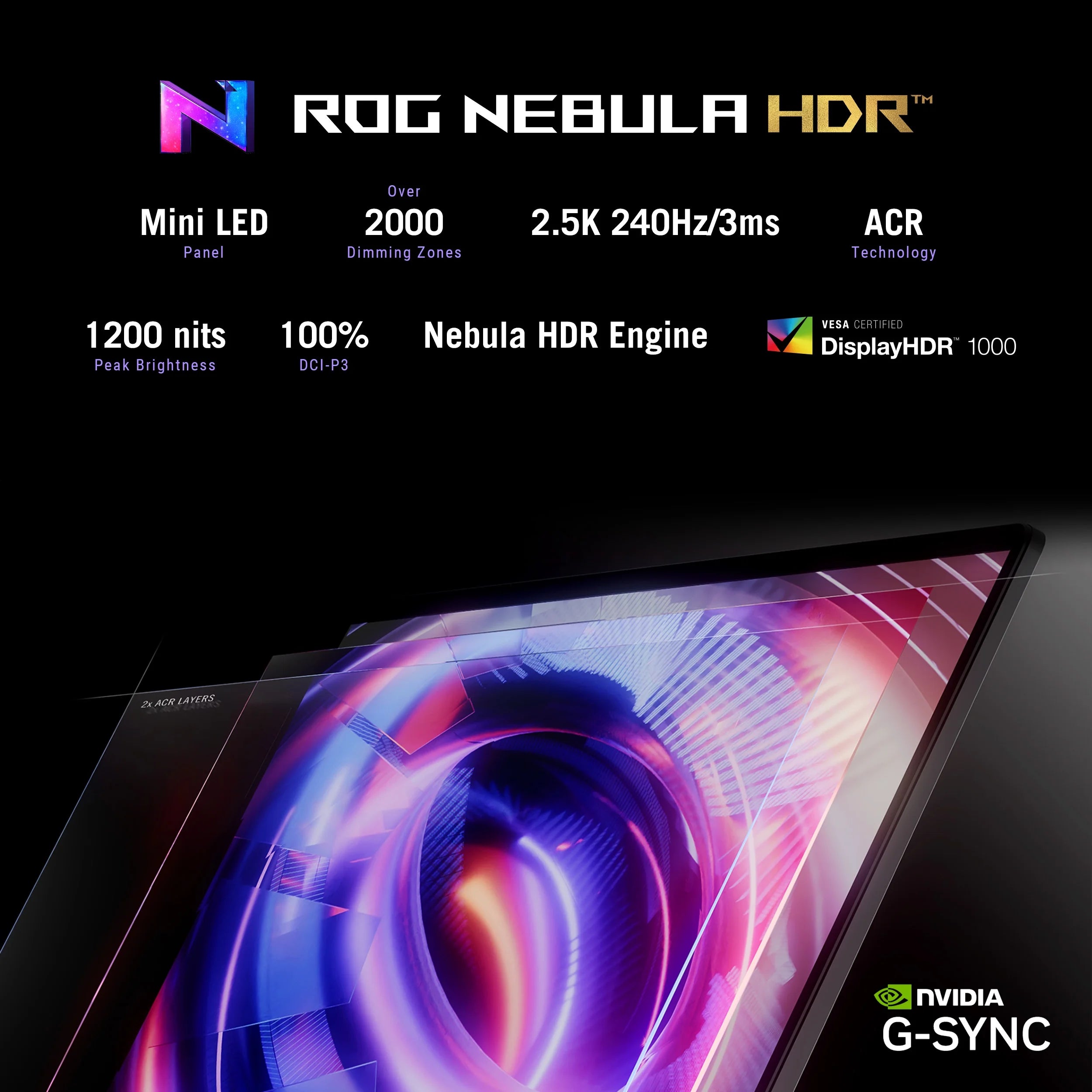 Gaming Laptop 18in 240Hz Mini LED Display RTX 5090 32GB 8TB SSD k7m