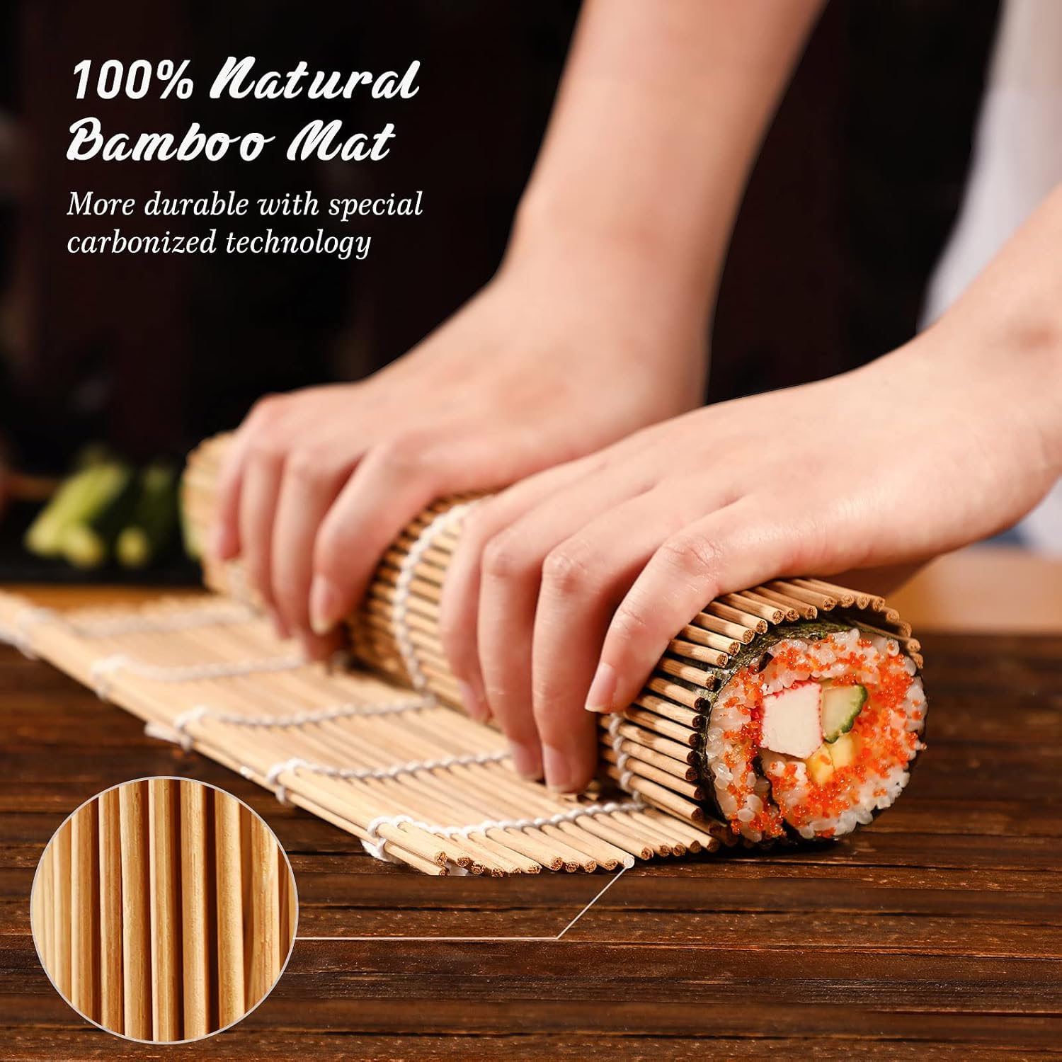 Sushi Making Kit with Bamboo Mat and Chopsticks a7