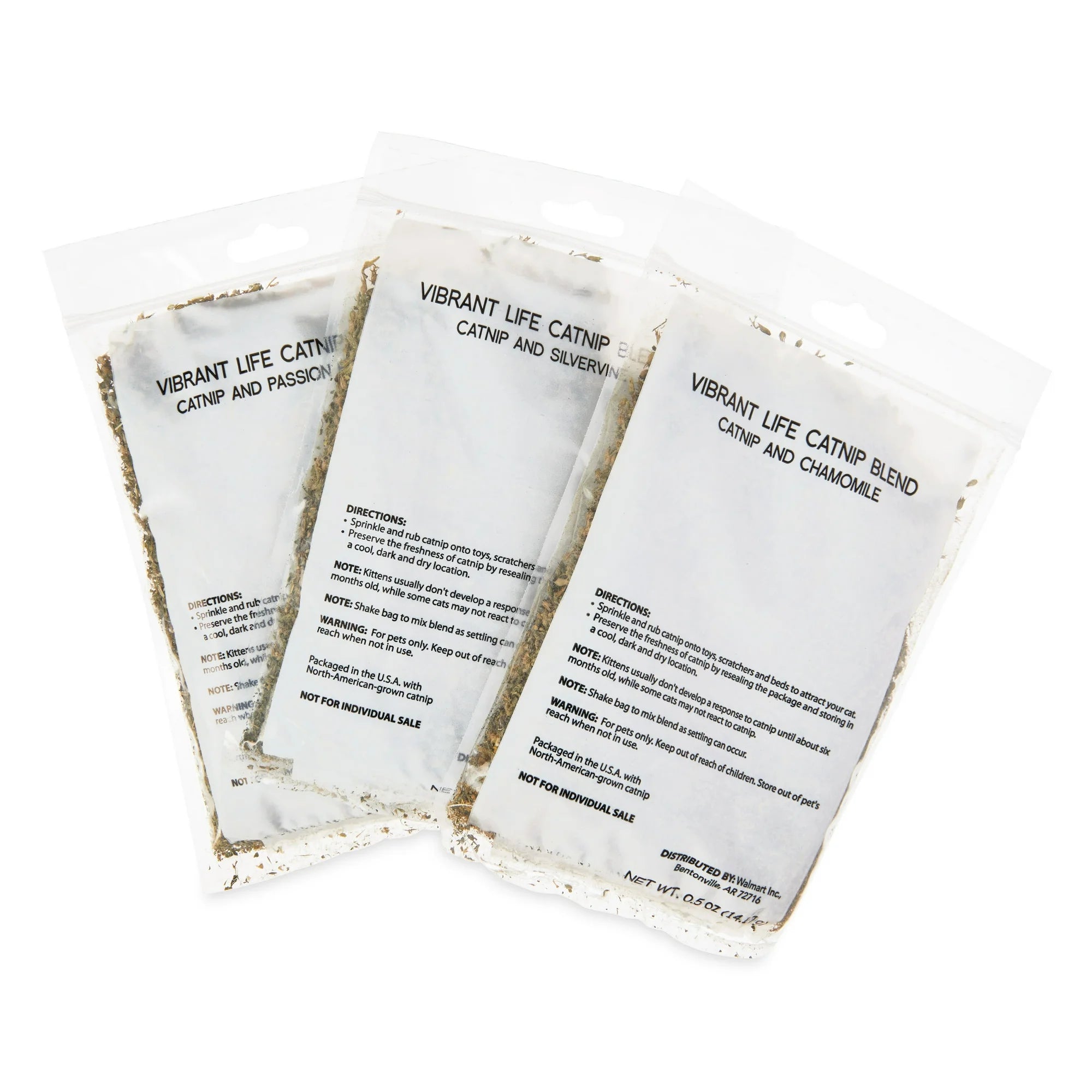 Catnip Blends Collection 3 Pack 0.5 oz k7m