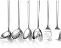 Kitchen Utensils Set 6pcs, Stainless Steel Cooking Utensils Set, Heavy Duty Kitchen Tools Spatulas Set, Home Essentials Kitchen Gadgets Accessories