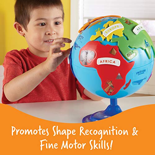 Puzzle Globe for Kids 14 Pieces Ages 3 Preschool Learning Toy k7