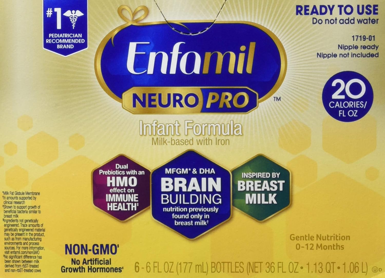 Infant Baby Formula Ready to Use Liquid 6 Fl Ounce 6 Bottles a7