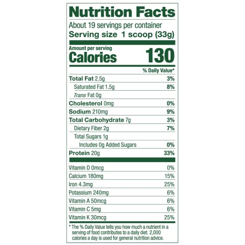 Protein Powder Chocolate Plant Based Vegan 20g Pea Protein7k