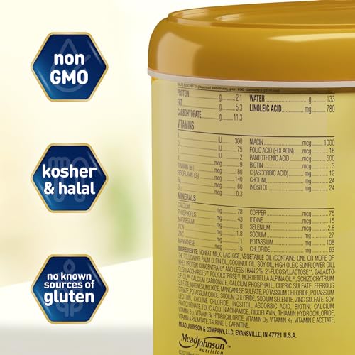 Baby Formula Milk-Based Infant Nutrition Non-GMO 124.2 oz k7