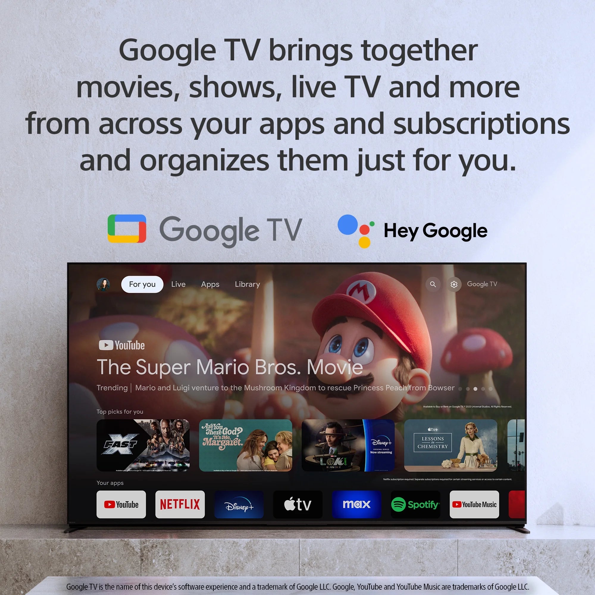 85" Mini LED 4K HDR Smart Google TV k7