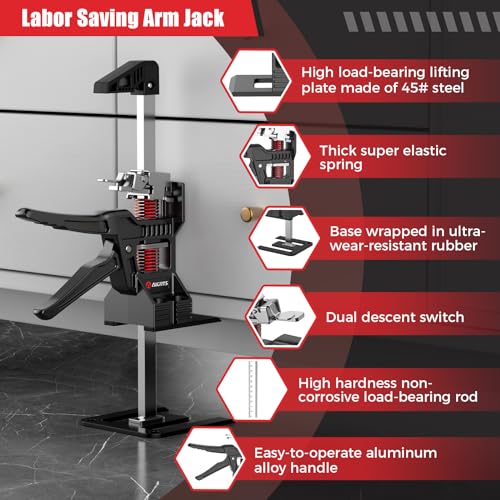 Arm Jack 2 Pack 11.3 Inch Furniture Lifter Load 220 Lb a7