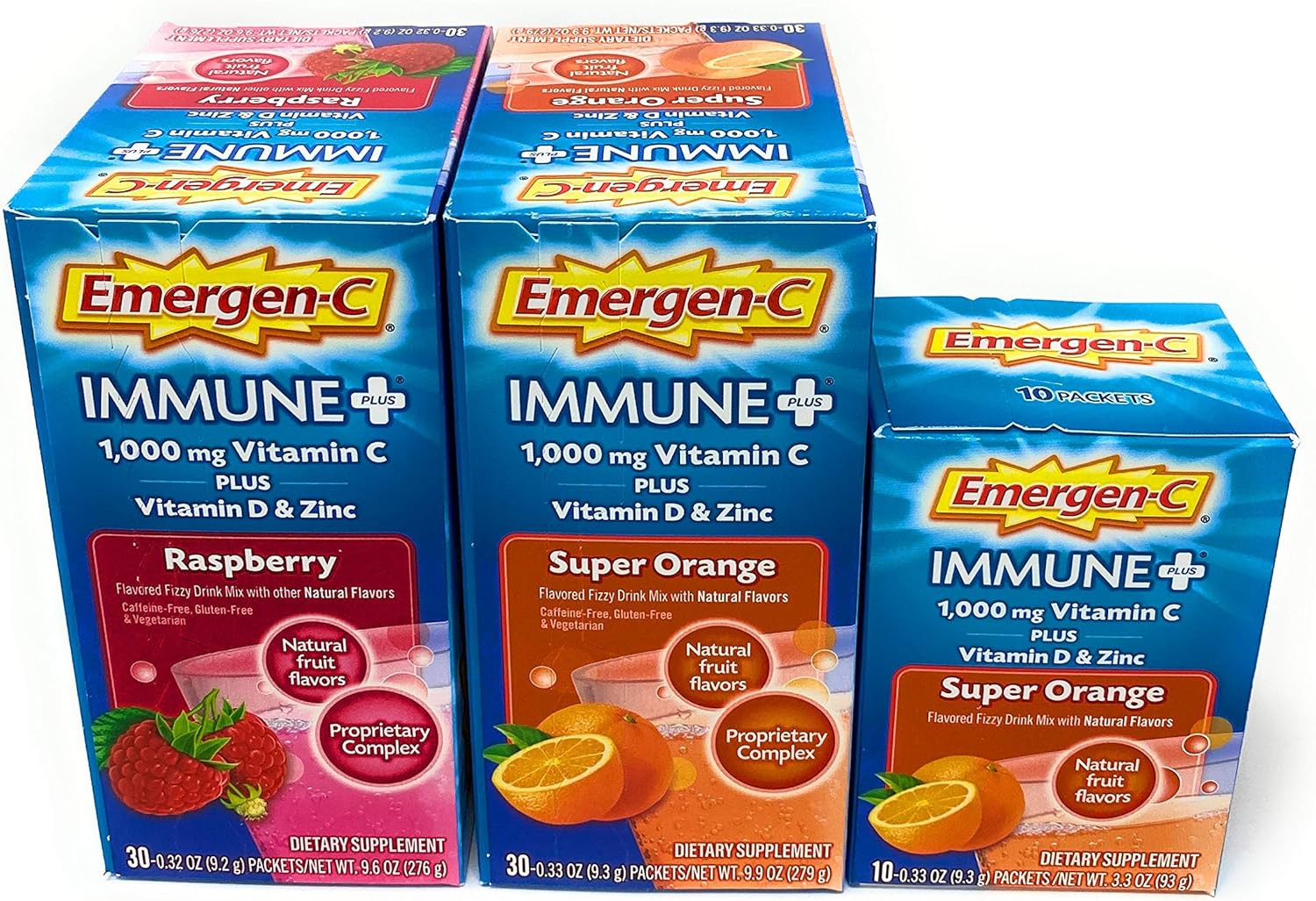 Dietary Supplement Fizzy Drink Mix Powder Super Orange Raspberry k7m