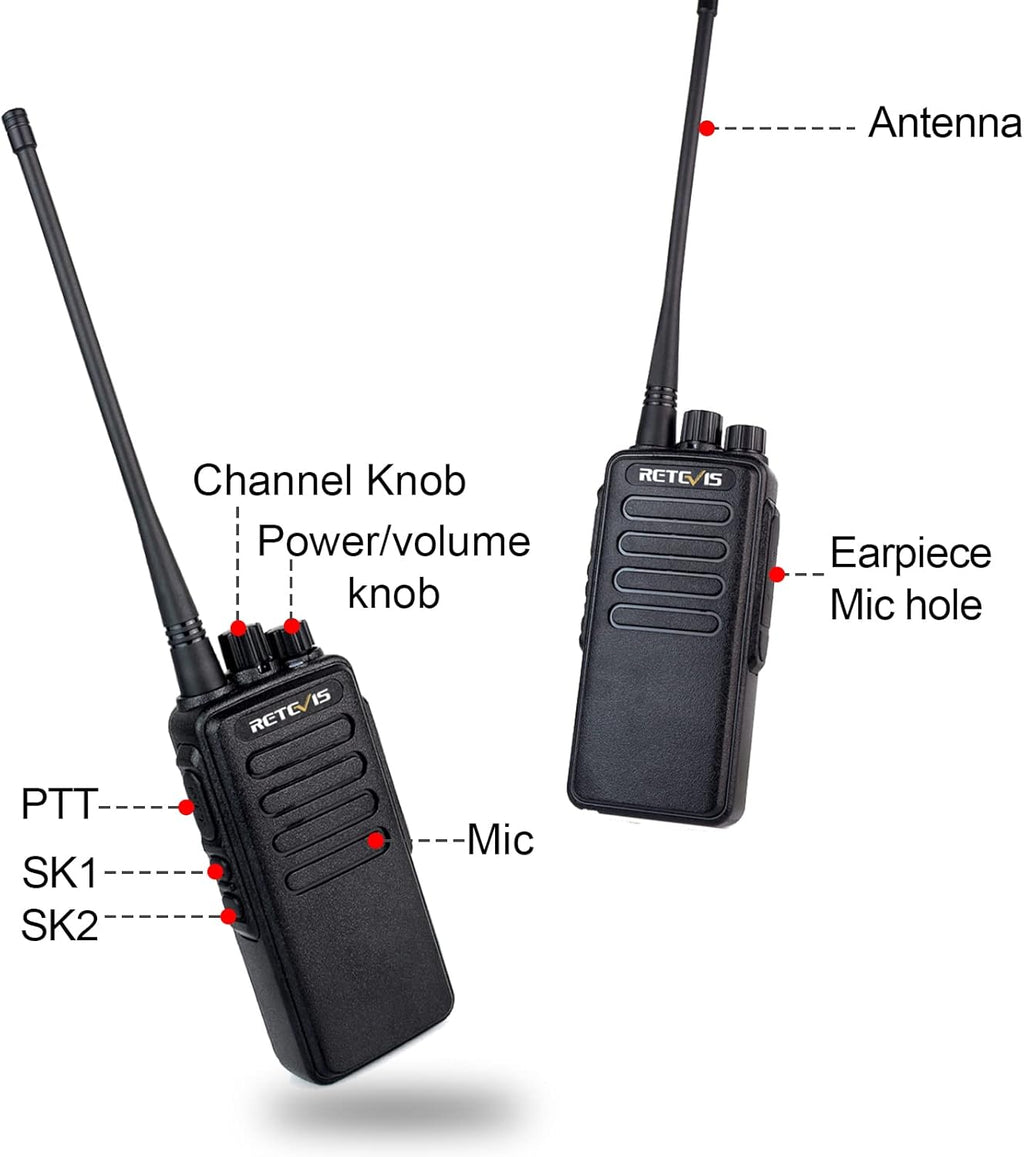 Walkie Talkies Long Range Heavy Duty 4 Pack k7m
