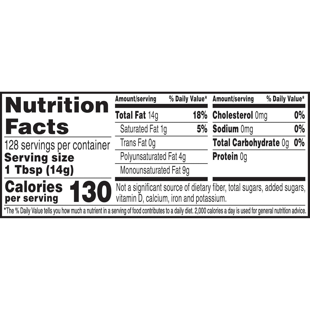Crisco Pure Canola Oil, 64 Fluid Ounce (Pack of 2)